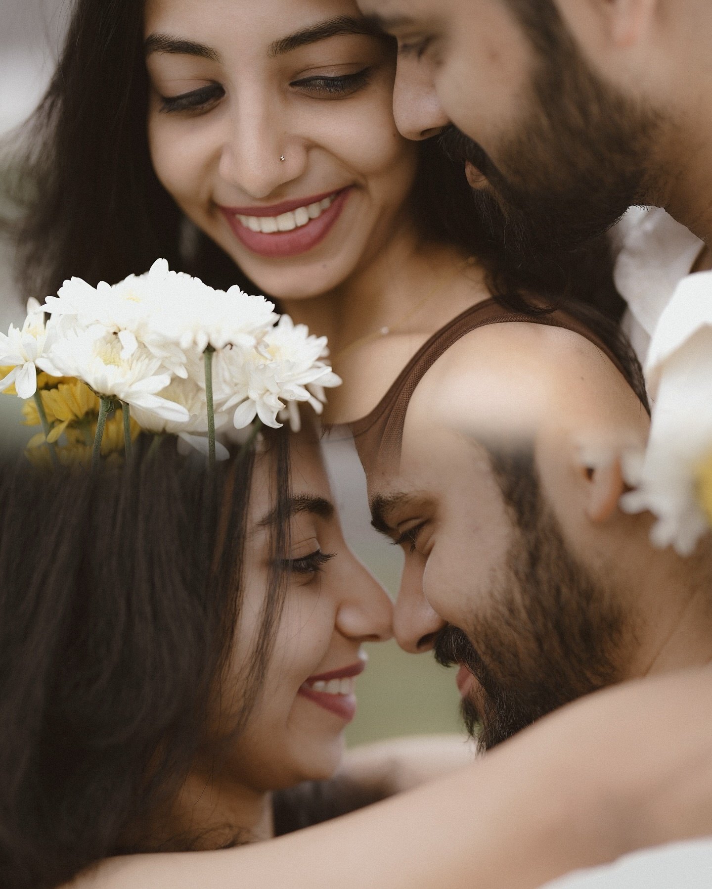 A tender portrait of a couple